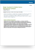 Magic Quadrant for Mobile Device Management Software Magic Quadrant for Mobile Device Management Software